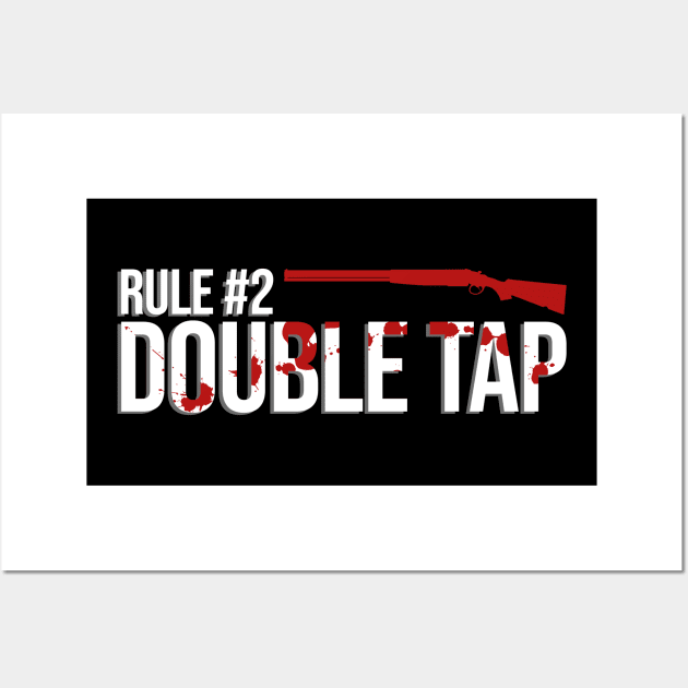 Rule #2 Double Tap Wall Art by Meta Cortex